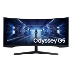 Samsung G55T computer monitor 86.4 cm (34") 3440 x 1440 pixels Wide Quad HD LCD Black