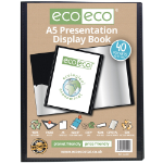 Eco Eco A5 50% Recycled 40 Pocket Presentation Display Book - Single