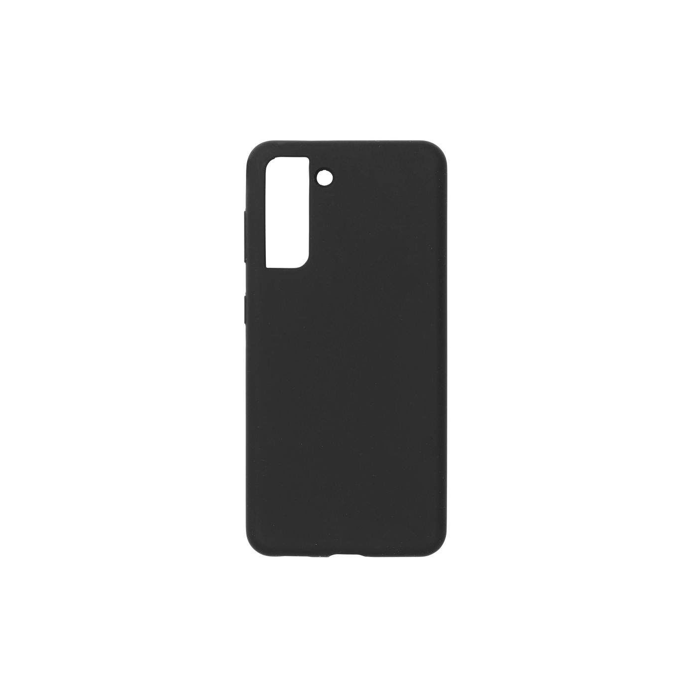 Image of eSTUFF Silk-touch Silicone Case for Samsung Galaxy S21 5G - Black