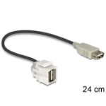 DeLOCK 86329 USB-kabel 0,24 m USB A Zwart