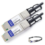 AddOn Networks SFP-56G-PDAC1M-AO InfiniBand/fibre optic cable 39.4" (1 m) QSFP+ Black, Silver