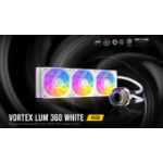 Antec Vortex Lum 360 White ARGB The Epoch-Making All in One ARGB CPU Liquid Cooler