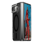 PanzerGlass CARE™ by ® SL1M Case Smokey w. Black MagSafe iPhone Duo mobiele telefoon behuizingen Hoes Zwart