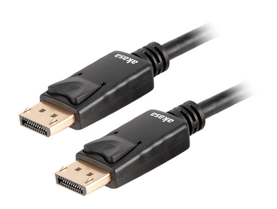 Image of Akasa AK-CBDP21-20BK DisplayPort cable 2 m Black
