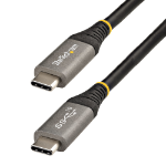 StarTech.com USB31CCV1M USB cable 1 m USB 3.2 Gen 2 (3.1 Gen 2) USB C Black, Grey