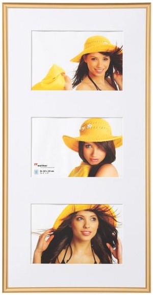 Image of walther design New Lifestyle 3x13x18 - Plastic - Gold - 13 x 18 cm...