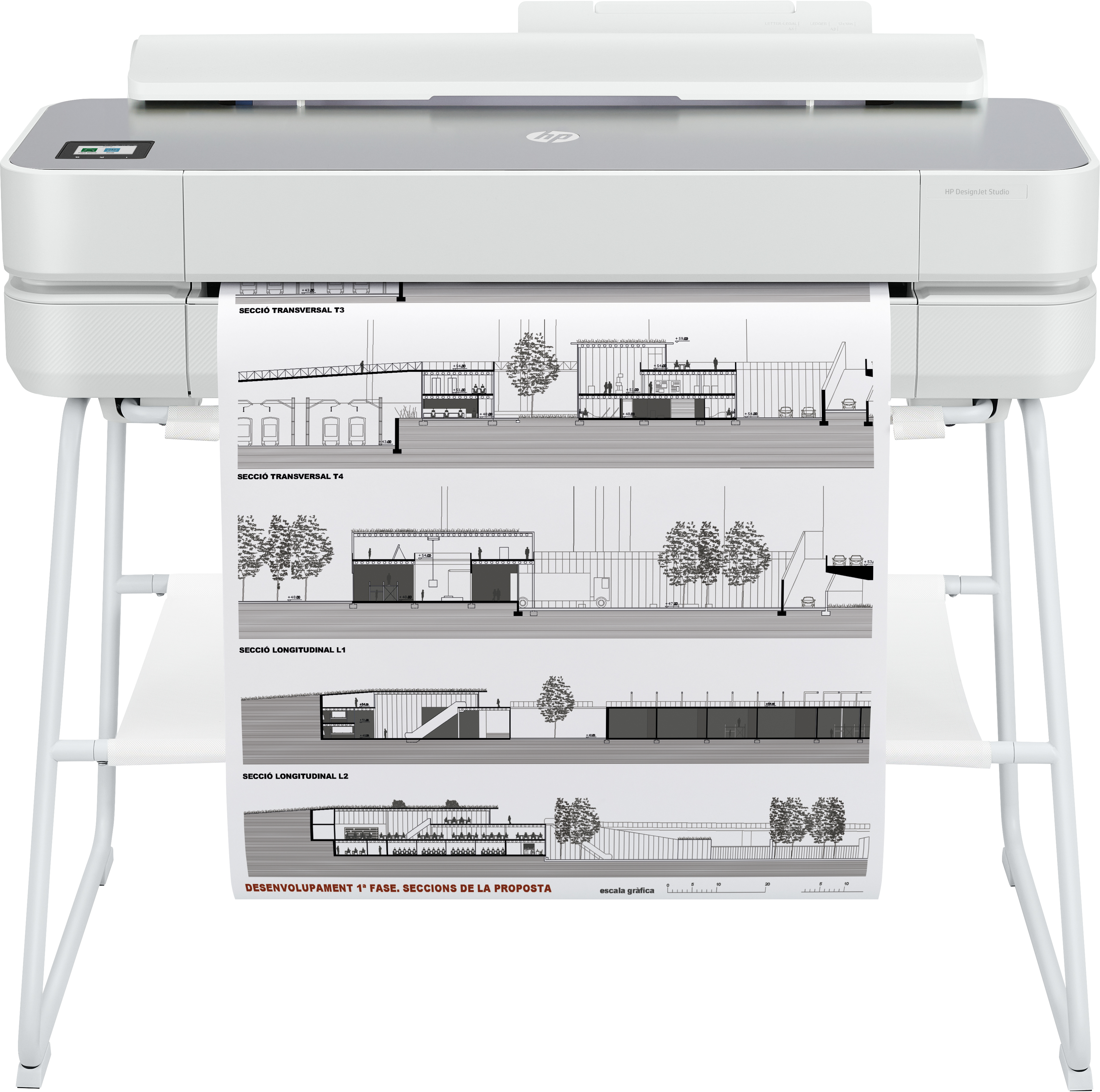 Image of HP Designjet Studio Steel 24-in Printer