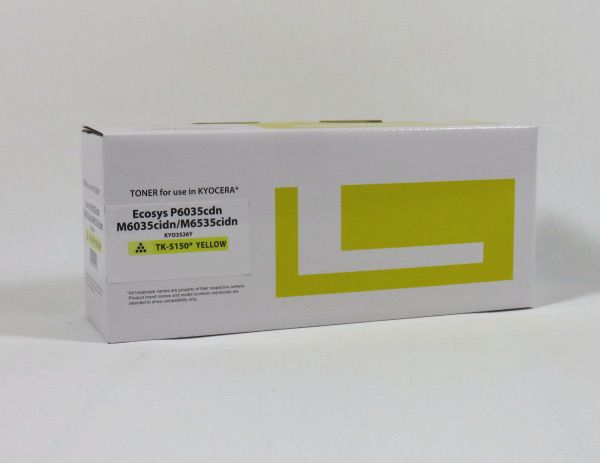 Data Direct Kyocera M6035 6535 6135 Toner Yellow Compatible TK5150Y