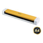 Avision MetaMobile 10 ADF-scanner 600 x 600 DPI A4 Wit, Geel