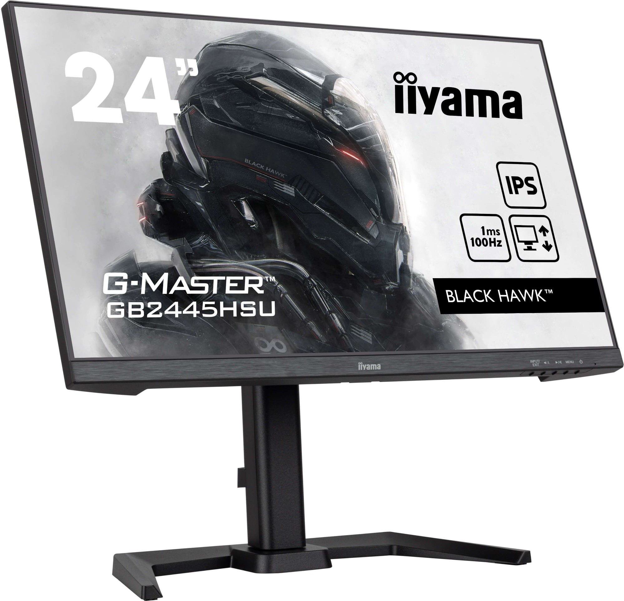 iiyama G-MASTER GB2445HSU-B2 LED display 60.5 cm (23.8") 1920 x 1080 pixels Full HD Black