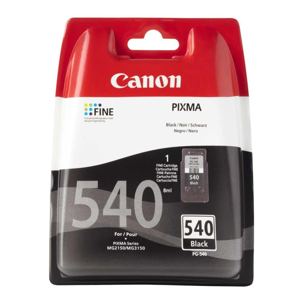 Canon Genuine Canon PG-540 Ink Cartridge - Black