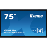 iiyama PROLITE TE7514MIS-B2AG Digital signage flat panel 190.5 cm (75") LCD Wi-Fi 435 cd/m² 4K Ultra HD Black Touchscreen Built-in processor Android 24/7