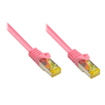 Alcasa 1m Cat 7 S/FTP netwerkkabel Magenta Cat7 S/FTP (S-STP)