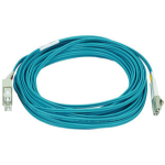 Monoprice 6394 InfiniBand/fibre optic cable 393.7" (10 m) LC SC OFNR OM3 Aqua color, Blue