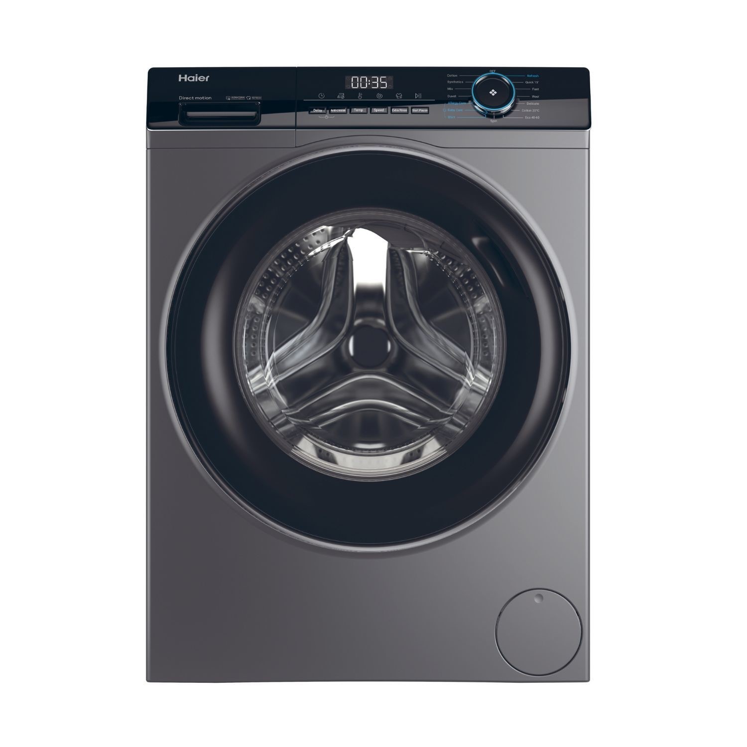 Haier 939 Ipro Series 3 9Kg 1600Rpm Washing Machine - Graphite 39Kg