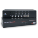 Rose MDM-4T4DP-A1 KVM switch Rack mounting Black