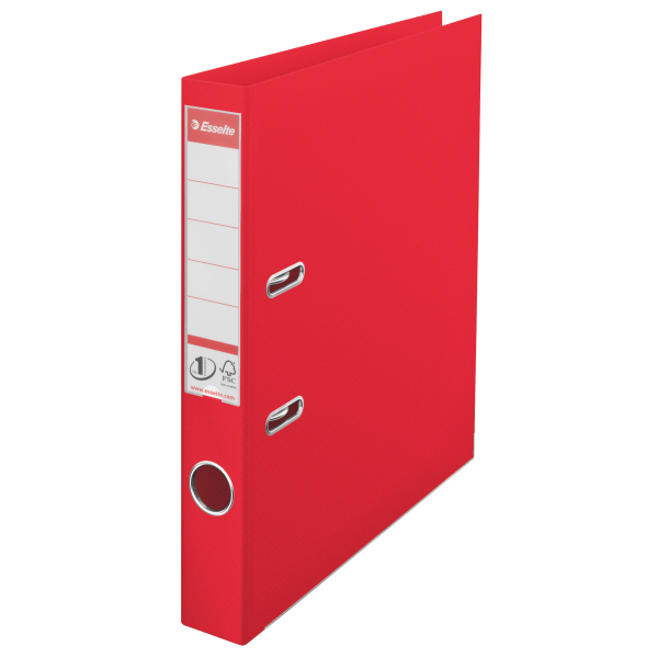 Image of Esselte 624072 ring binder Red