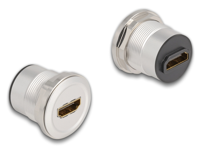 EU Product - HDMI Einbaubuchse 8K 60 HZ Aluminium thumbnail