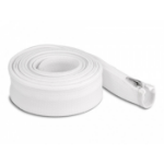 DeLOCK Braided Sleeve with zip fastener heat-resistant 3 m x 30 mm white