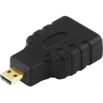 Deltaco HDMI-24 cable gender changer Micro-HDMI Black