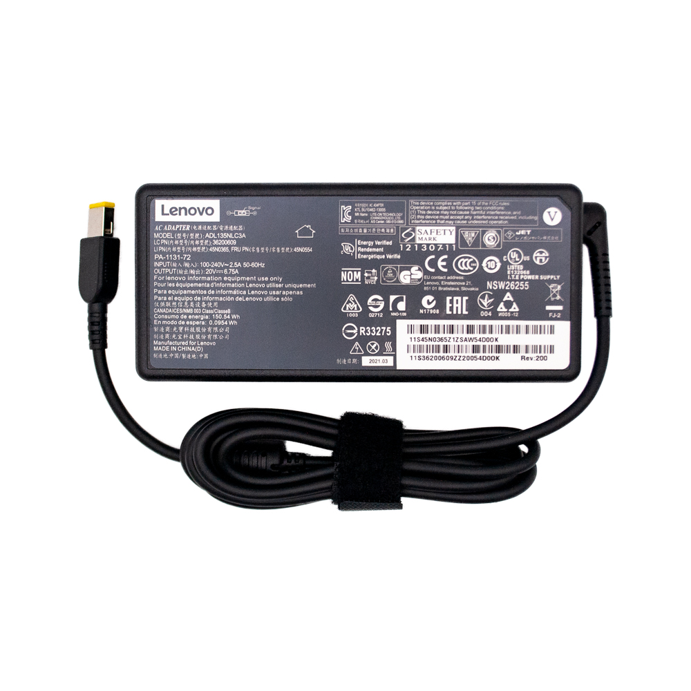 Lenovo 45N0554 135W Slim Tip AC Adapter - no cable