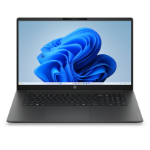 HP 17-DP0006NAX R5 40 8GB 256GB W11 AMD Ryzen™ 5 Laptop 43.9 cm (17.3") Full HD LPDDR5-SDRAM SSD Wi-Fi 6 (802.11ax) Windows 11 Home Black, Grey