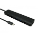 Cables Direct NLUSB3C-7PHUB laptop dock/port replicator USB 3.2 Gen 1 (3.1 Gen 1) Type-C Black