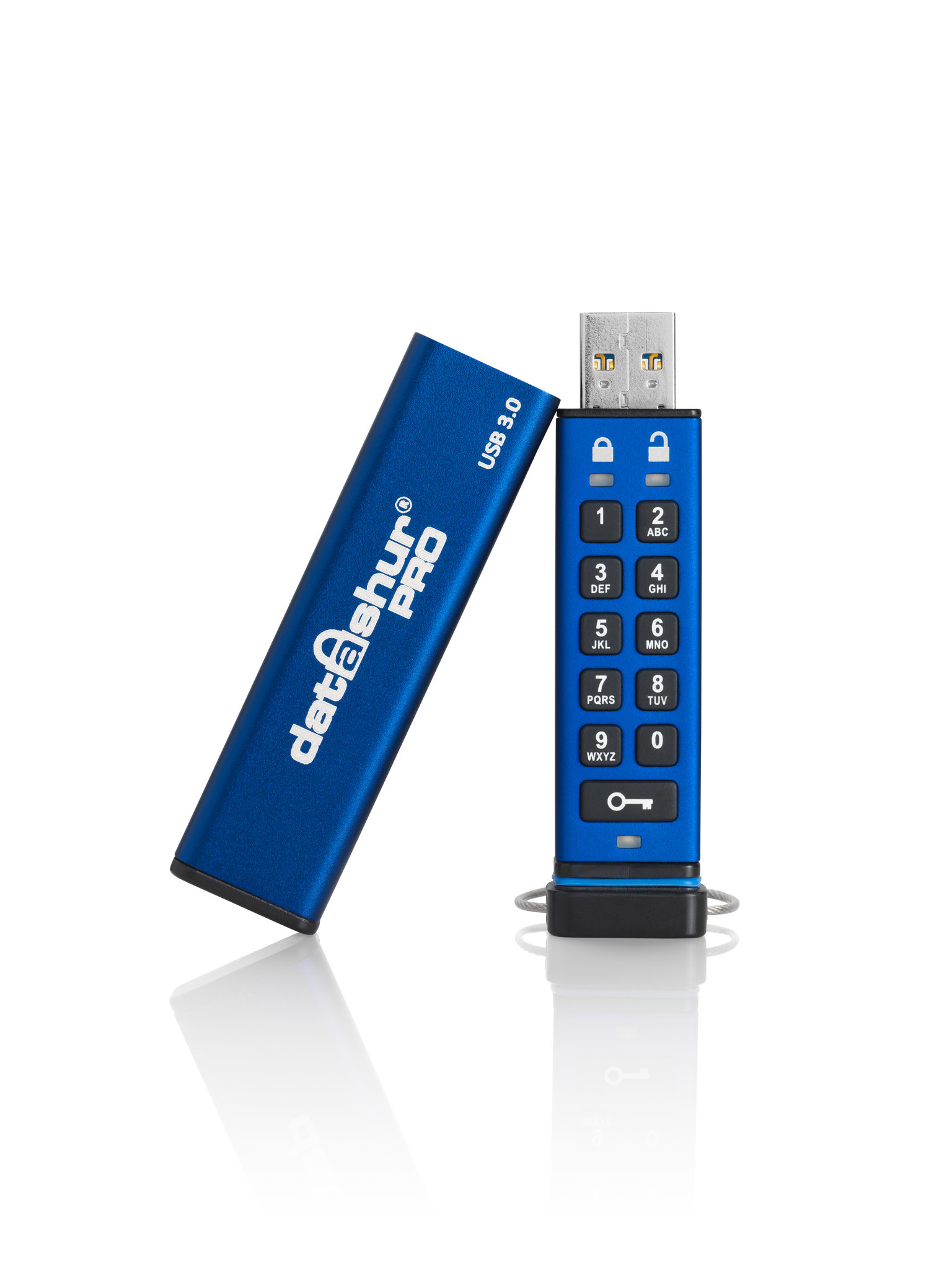 iStorage datAshur PRO 256-bit 64GB USB 3.0 secure encrypted flash...