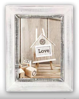 Image of ZEP Athis - Wood - White - Single picture frame - 20 x 20 cm - Square