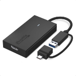 Plugable Technologies USB C to HDMI Adapter, Universal Video Graphics Adapter for USB 3.0 and USB-C Macs and Windows, Extend an HDMI Monitor up to 1080p@60Hz