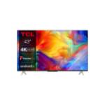 TCL 43P638K TV 109.2 cm (43") 4K Ultra HD Smart TV Wi-Fi Aluminium -
