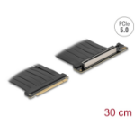 DeLOCK Riser Card PCI Express 5.0 x16 male to x16 slot with cable 30 cm