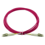BlueOptics QK733A-BO Glasvezel kabel 2 m 2x LC OM4 Violet