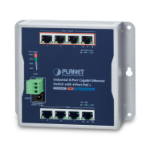 PLANET WGS-804HP network switch Unmanaged L2 Gigabit Ethernet (10/100/1000) Power over Ethernet (PoE) Black