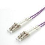 ROLINE FO Jumper Cable 50/125µm OM4, LC/LC, Low-Loss-Connector 0,5m