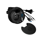 ICY BOX IB-HUB1430-CR socket-outlet Black