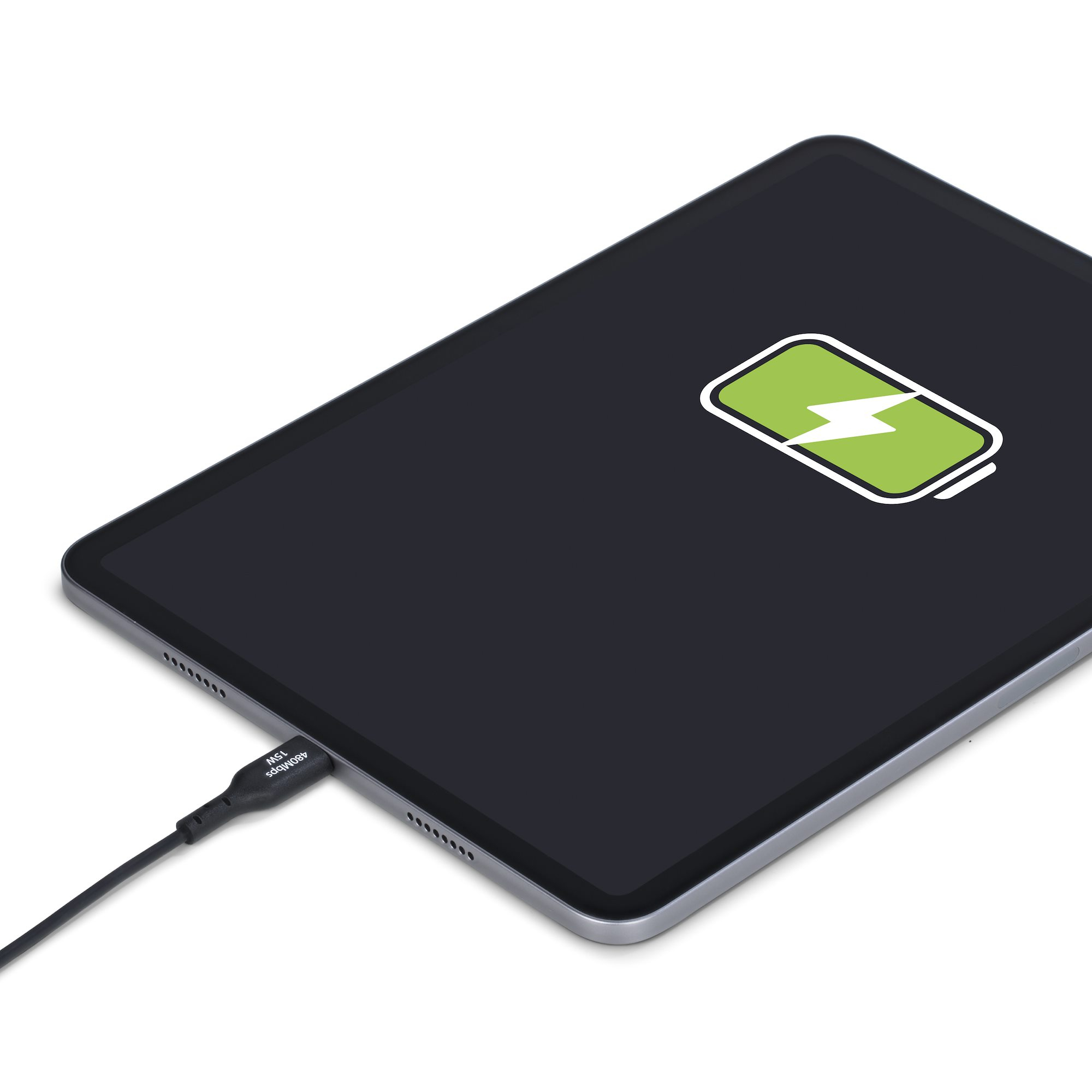 StarTech.com 1ft (30cm) USB-A to USB-C Charging Cable, Charge & Sync, 3A, USB 2.0, TPE Jacket - Black USB Charging Cord
