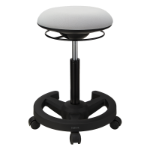 LogiLink Height adjustable mobile wobble stool, grey