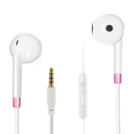 2GO 795965 hoofdtelefoon/headset Bedraad In-ear Oproepen/muziek Roze, Wit