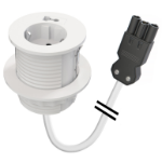 Kondator 935-PM60W-GST power extension 1.55 m 1 AC outlet(s) Indoor White