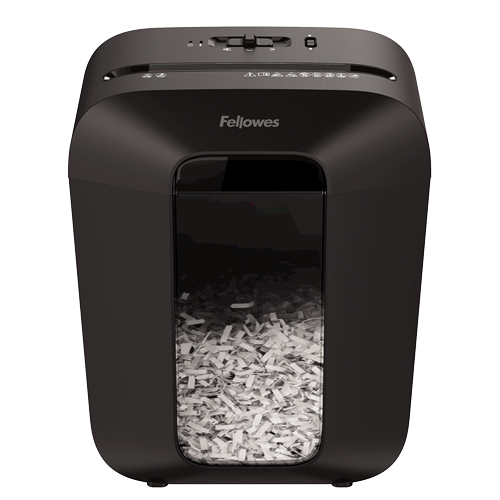 Image of Fellowes Powershred LX50 paper shredder Particle-cut shredding Black