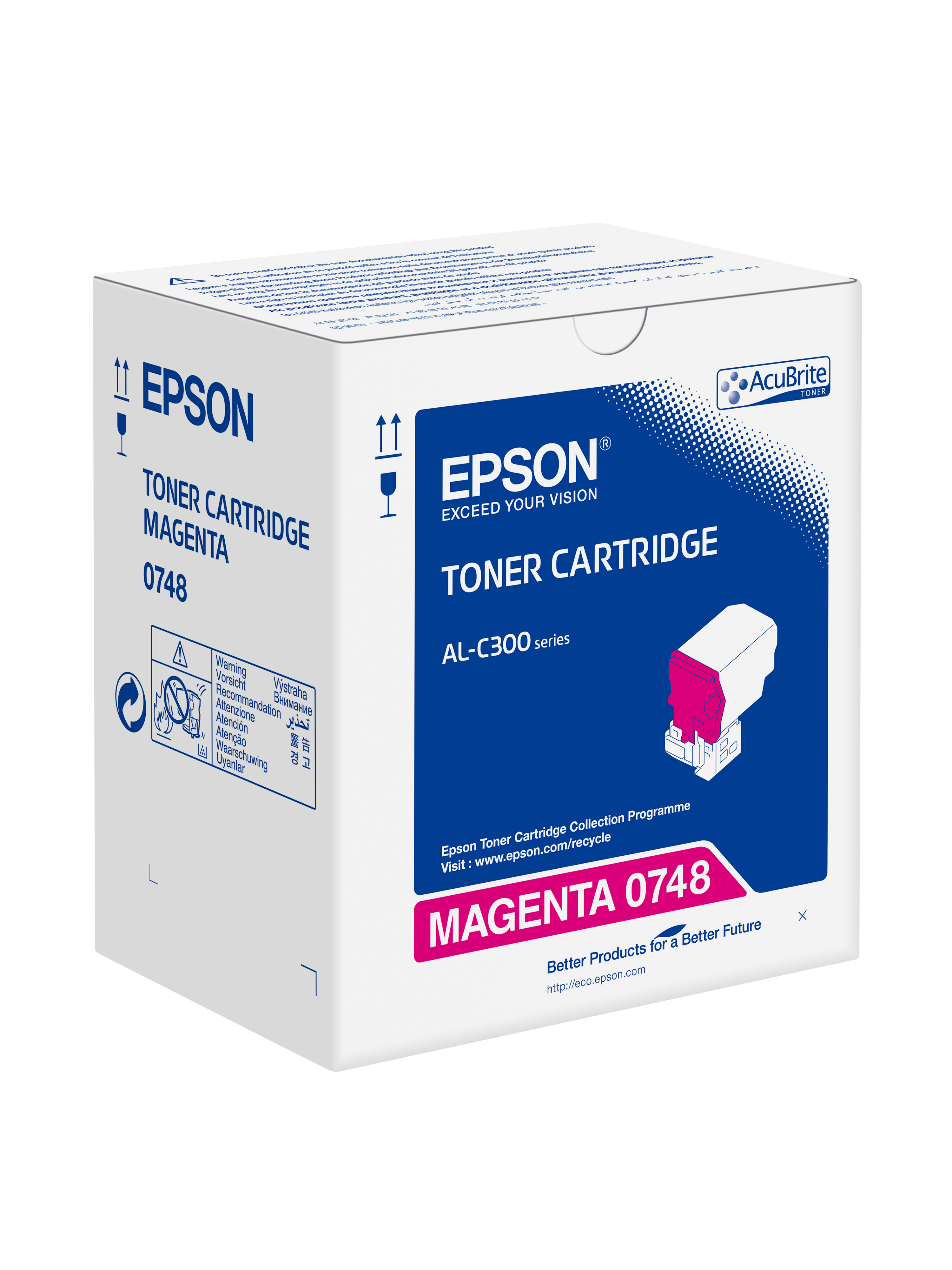 Image of Epson C13S050748/0748 Toner-kit magenta, 8.8K pages for Epson AL-C 300
