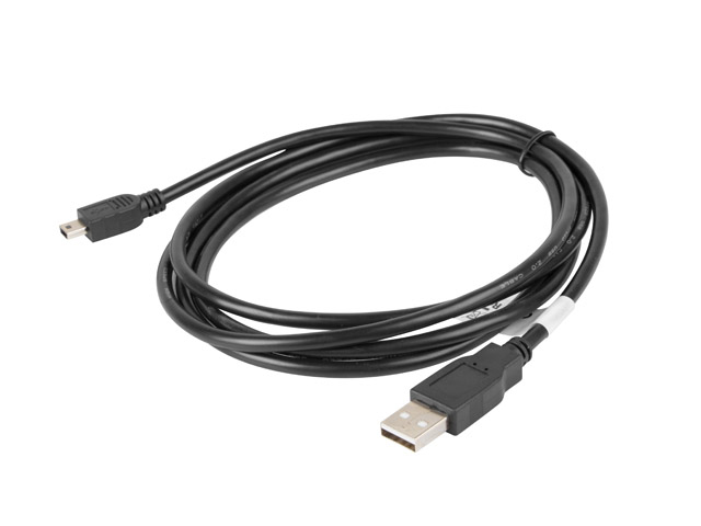 Lanberg CA-USBK-10CC-0018-BK USB cable USB 2.0 1.8 m Mini-USB A USB A Black