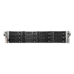 Asustor Xpanstor 12R disk array 0 TB Rack (2U) Black, Steel