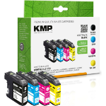 KMP B62VX inktcartridge 4 stuk(s) Compatibel Zwart, Cyaan, Magenta, Geel