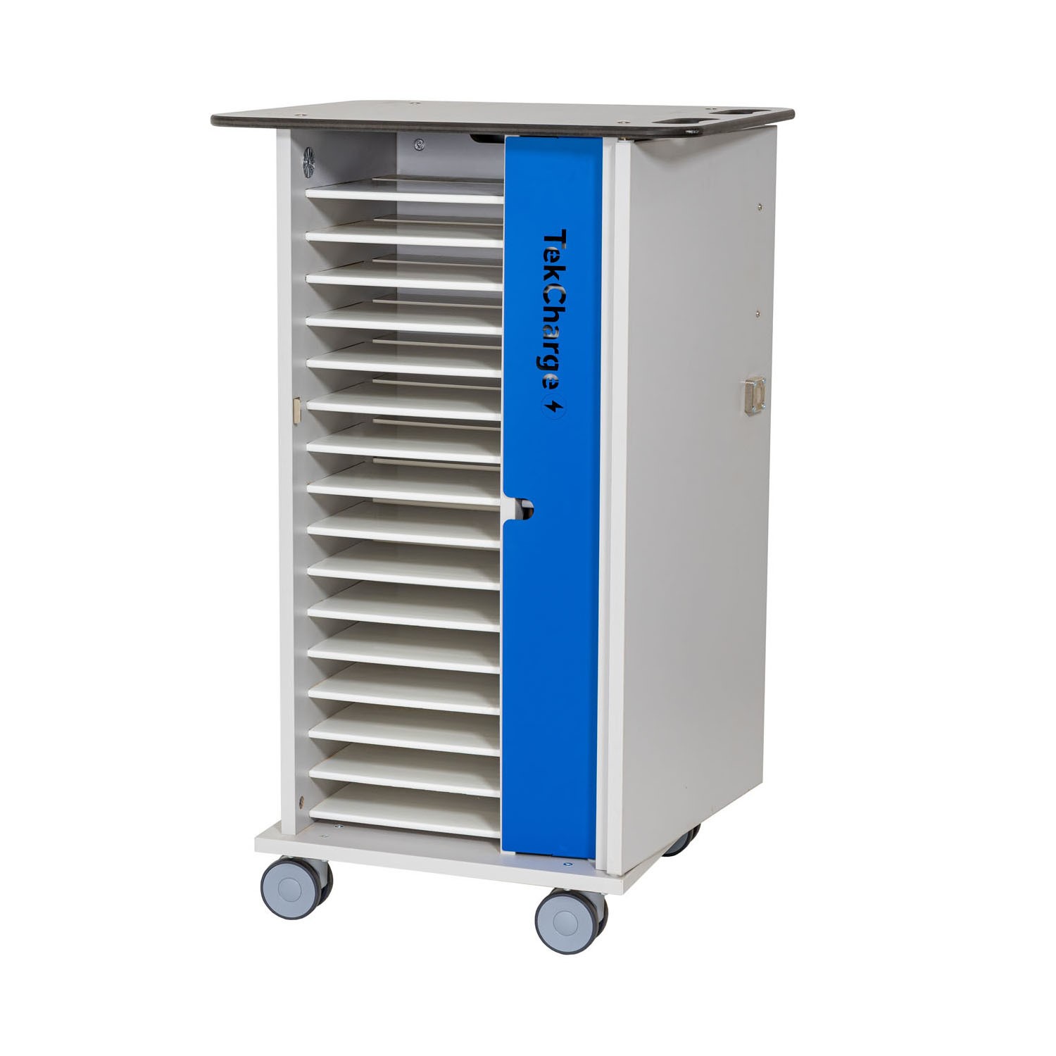 TekCharge Single Door 16 Tablets up to 13" Charging Trolley