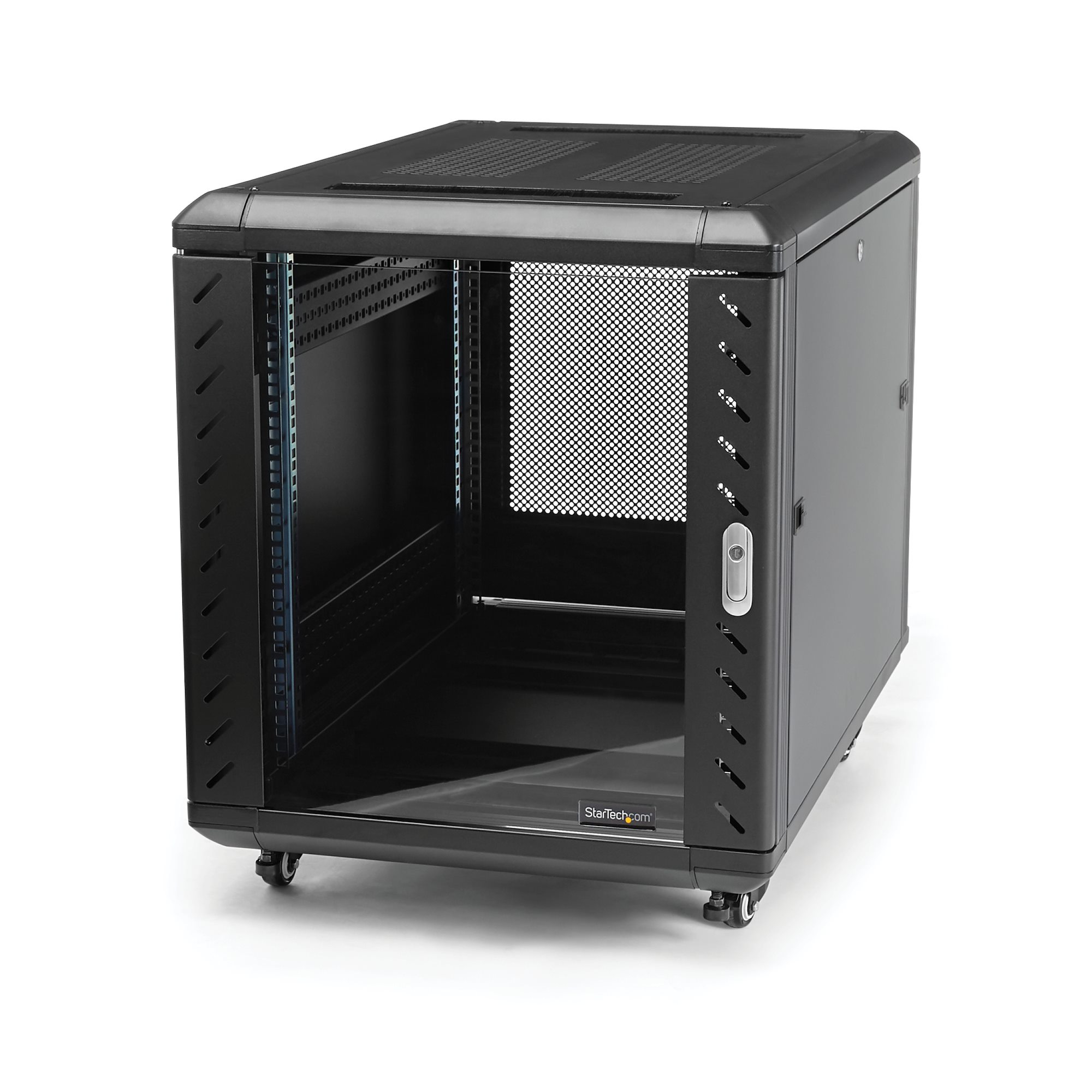 Image of StarTech.com 4-Post 12U Server Rack Cabinet, Lockable 19" Data...