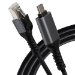 Maplin USB-C to RJ45 Ethernet Cable - Black - 2m