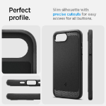 SPIGEN EU Product - Rugged Armor MagSafe Case for iPhone 17e/16e - Black