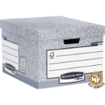 Bankers Box BOX DAMAGED - System Large Storage Box Grey Pack of 10